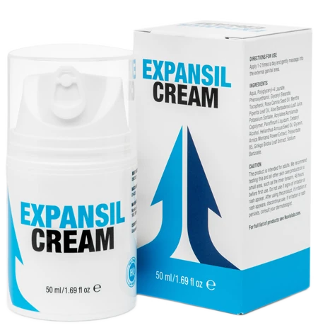 Envase principal de Expansil Cream mostrando el diseño del producto